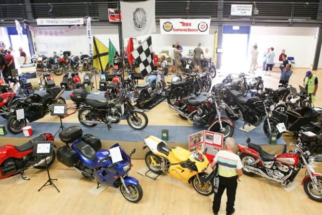 There were plenty of motorcycles on display Picture: Habibur Rahman (170805-00)