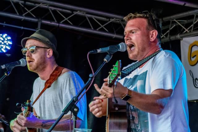 Performers at the Music Madness Festival in Gosport