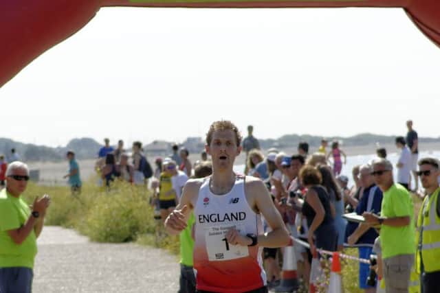 Alex Teuten won the Gosport Golden Mile with a new course record. Picture: Neil Marshall