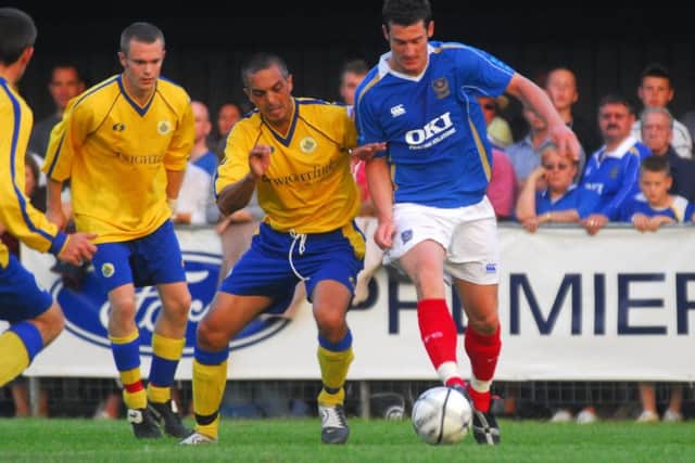 David Nugent in action against Newport (IW) in 2007 Picture: Laura Holme
