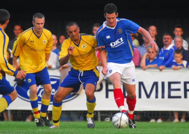 David Nugent in action against Newport (IW) in 2007 Picture: Laura Holme