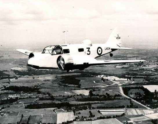 A prototype of an Airspeed Oxford on its maiden flight from Portsmouth on June 19, 1937. Nearly all Second World War Bomber Command crews trained on these. The last Oxford was retired from RAF service in 1956.