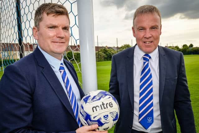 Kenny Jackett, right, with his assistant Joe Gallen