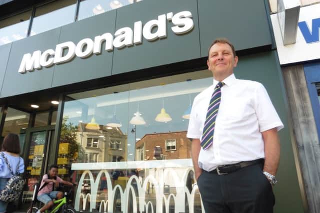 Grant Copper, franchise owner of McDonald's Commercial Road, Portsmouth Picture: David George.