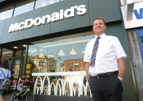 Grant Copper, franchise owner of McDonald's Commercial Road, Portsmouth    Picture: David George.