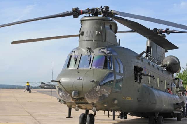 An RAF Chinook