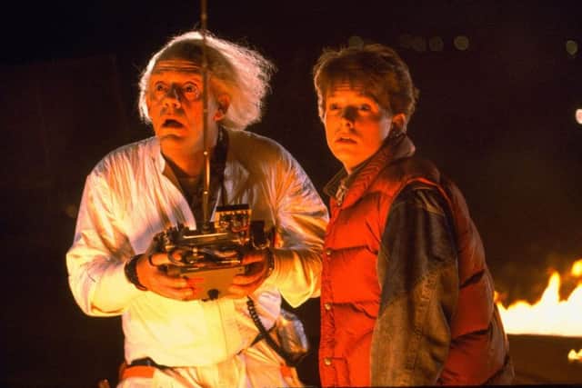 Great Scott! Doc Brown and Marty McFly in Back to the Future