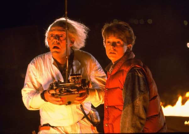 Great Scott! Doc Brown and Marty McFly in Back to the Future