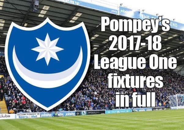 Pompey kick off their League One season with a home game against Rochdale