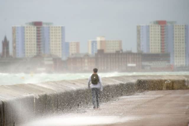 There is a yellow warning for rain