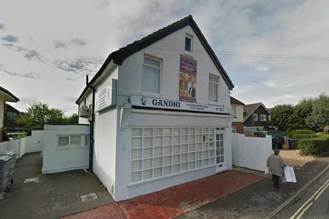 Ghandi: 58 Hollow Lane, Hayling Island, PO11 9EY. Picture: Google Maps