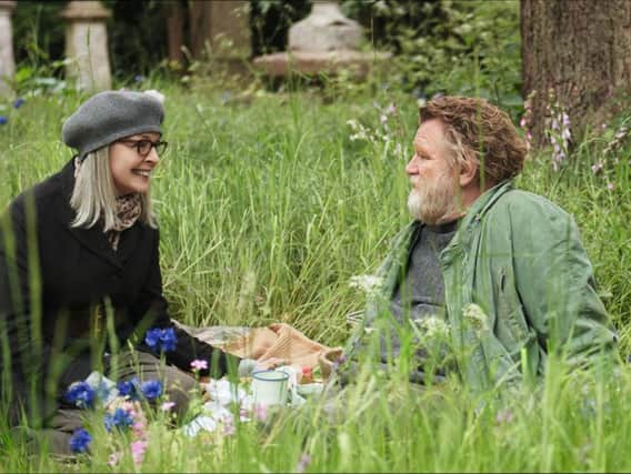 Diane Keaton and Brendan Gleeson in Hampstead.