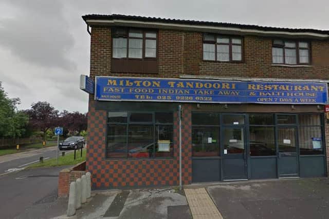 Milton Tandoori: 141 Milton Road, Waterlooville, PO8 8RE. Picture: Google Maps