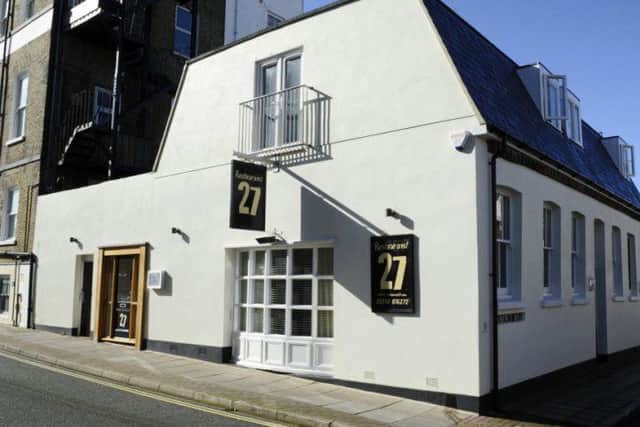 Restaurant 27: 27A South Parade, Southsea, PO5 2JF