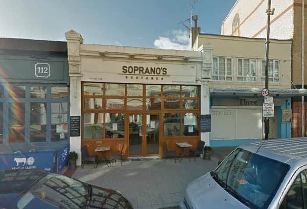 Soprano's: 108 Palmerston Road, Portsmouth, PO5 3PT. Picture: Google Maps