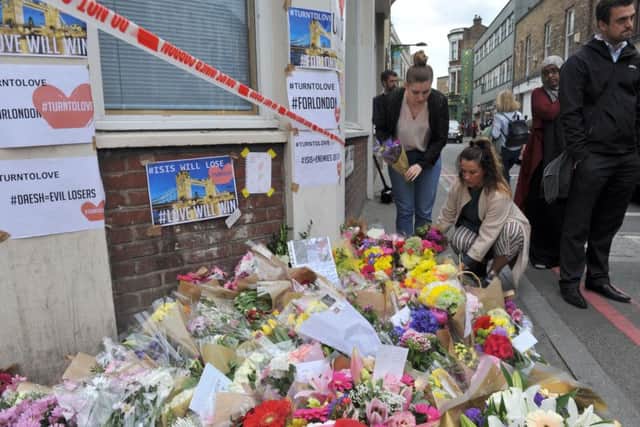 Outpouring of love at Borough Market Picture PA