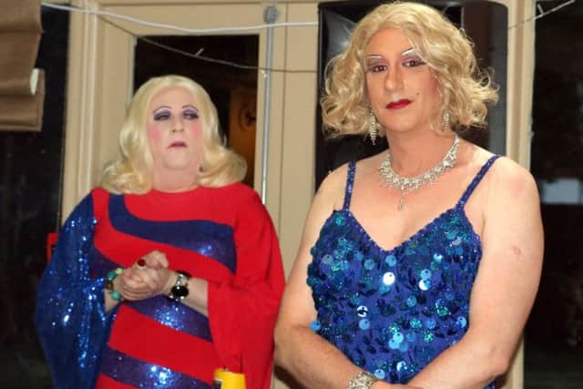Cancer is a Drag queens
Cabaret queens Krystal Ball and Candi-Rel