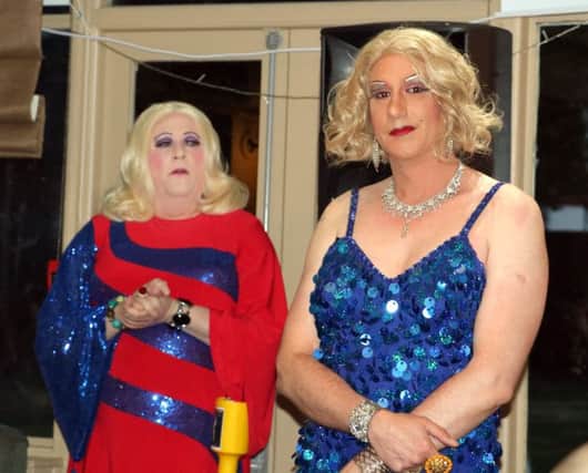 Cancer is a Drag queens

Cabaret queens Krystal Ball and Candi-Rel