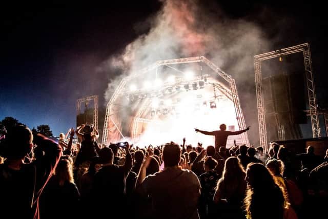 The crowd at Blissfields. Picture by Robin Ball