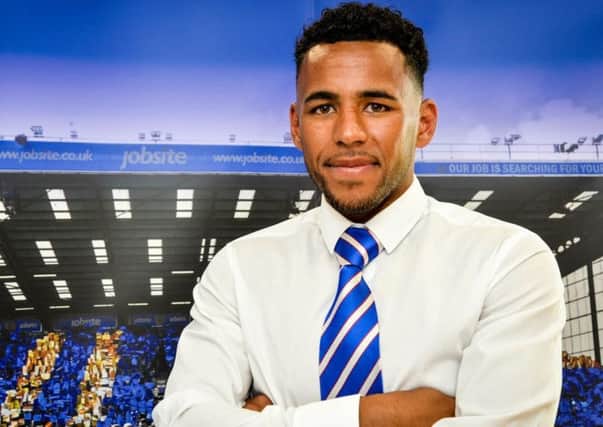 Nathan Thompson was unveiled as Kenny Jackett's first signing yesterday Picture: Colin Farmery