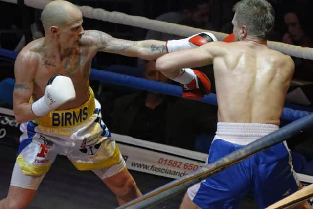 Dave Birmingham, left, v David Miko. Picture: Neil Marshall