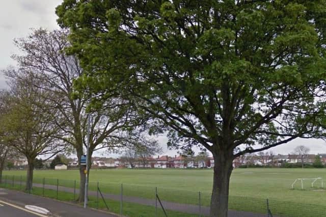 An 81-year-old pensioner was robbed in Bransbury Park last night