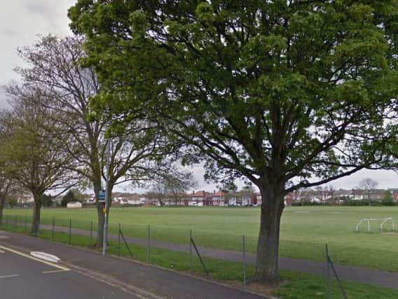 An 81-year-old pensioner was robbed in Bransbury Park last night
