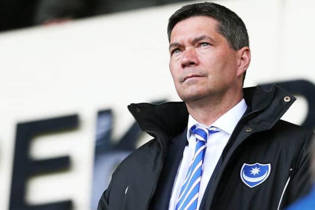 Pompey chief executive Mark Catlin. Picture: Joe Pepler