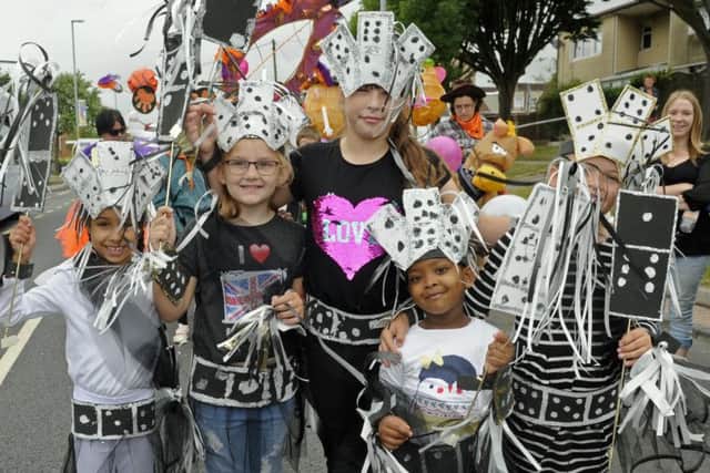 Scores of children dress up for the Paulsgrove Carnival. Picture: Ian Hargreaves (170740-1)