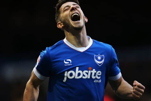 Pompey striker Conor Chaplin Picture: Joe Pepler