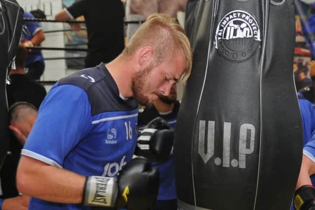 Whatmough's been hard at work at Bally's Gym