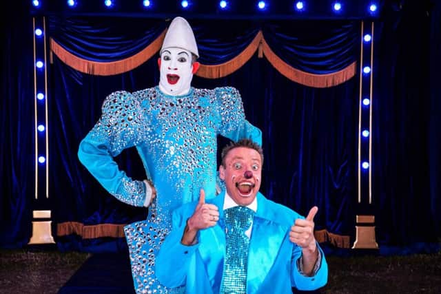 Clowns Mr Popol and Kakehole will be among the stars of the circus