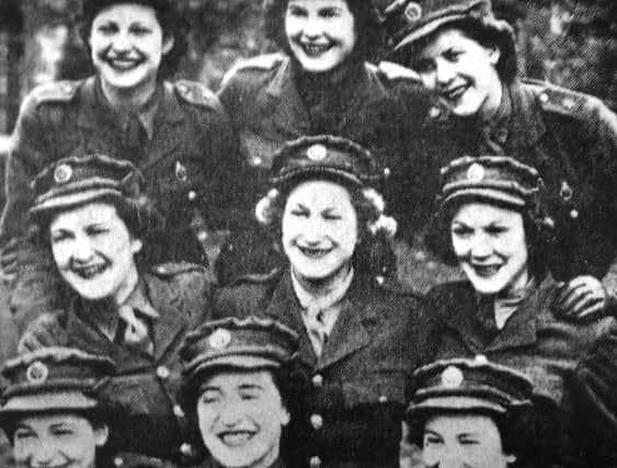 A Portsmouth Evening News photograph from 1940 showing three sets of sisters in the Southern ATS (Auxiliary Territorial Service).