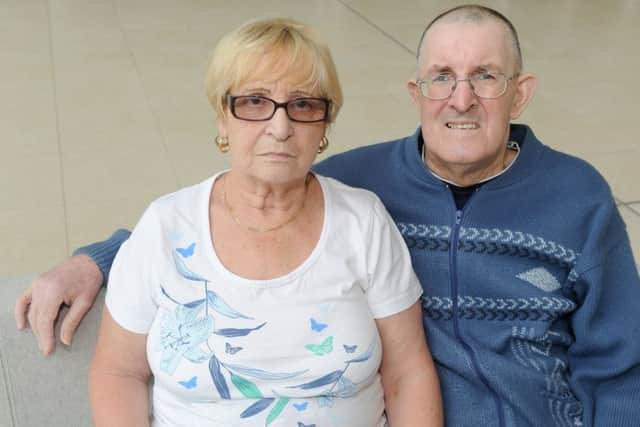 Sheila Plowman (71) and her husband Brian Plowman (74) from Paulsgrove Picture: Sarah Standing (170840-4318)