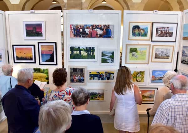 Artwork on display at the 2016 Portsmouth and Hampshire Art Society summer exhibition. Photo: David Fright