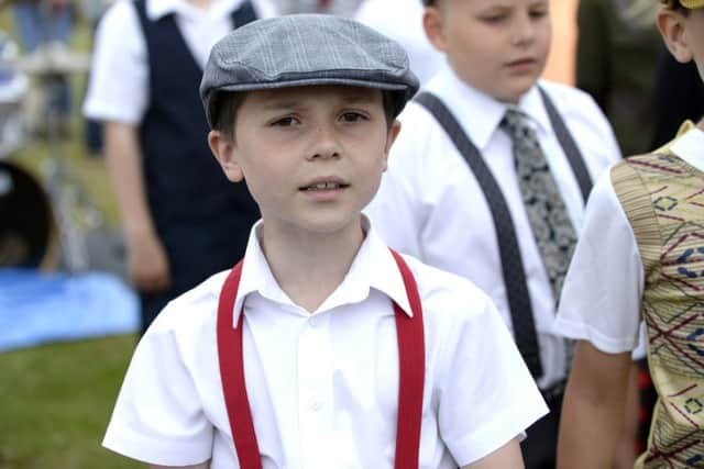 Connor Murray, a Year 4 pupil, dressed as a Victorian schoolboy. Picture by Nick Scott Photography