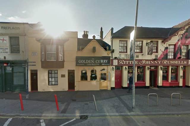 The Golden Curry: 16 Albert Road | Southsea, Portsmouth, PO5 2SH. Picture: Google Maps