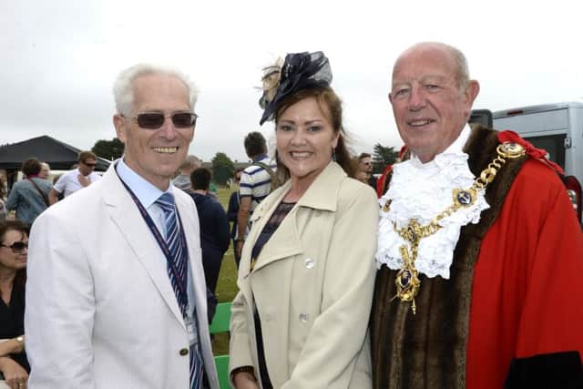 Michael Babcock, chair of trustees with Lady Mayoress Jo Ellcome and Lord Mayor Ken Ellcome. Picture by Nick Scott Photography