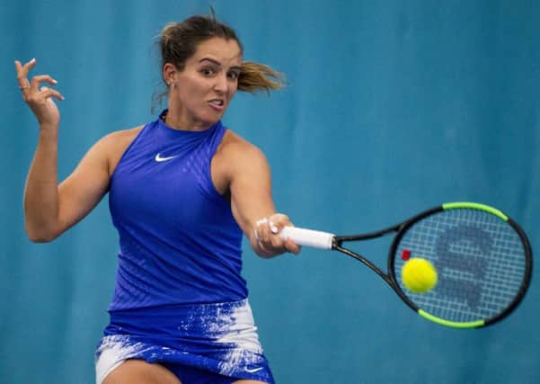 Laura Robson was pleased with her experience of playing in Portsmouth. Picture: Chloe Knott