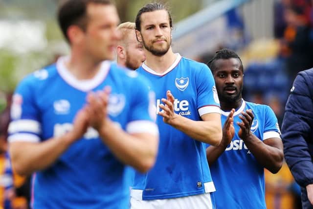 Pompey defender Christian Burgess