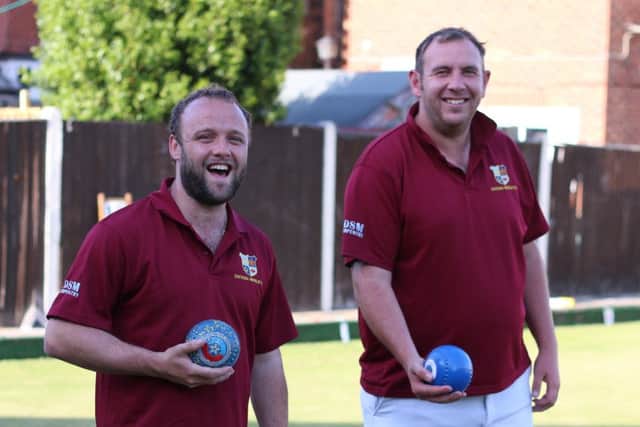 Matt Marchant and Mark Hammond. Picture: David Brawn