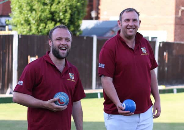 Matt Marchant and Mark Hammond. Picture: David Brawn