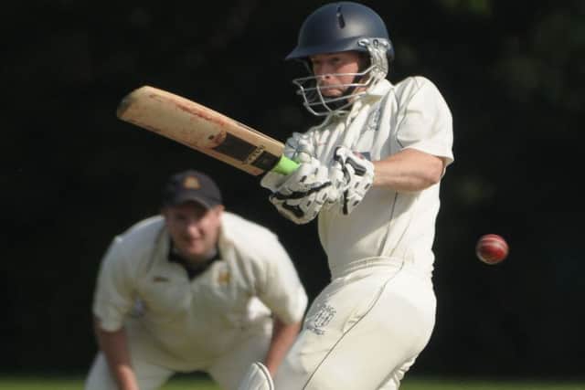 Mike Hallett batting for Hayling Island. Picture: Mick Young