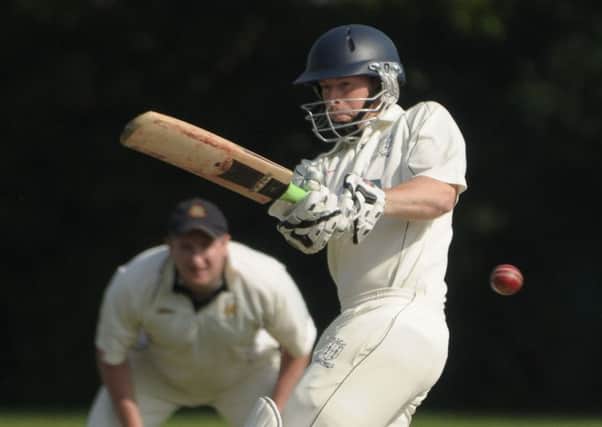 Mike Hallett batting for Hayling Island. Picture: Mick Young