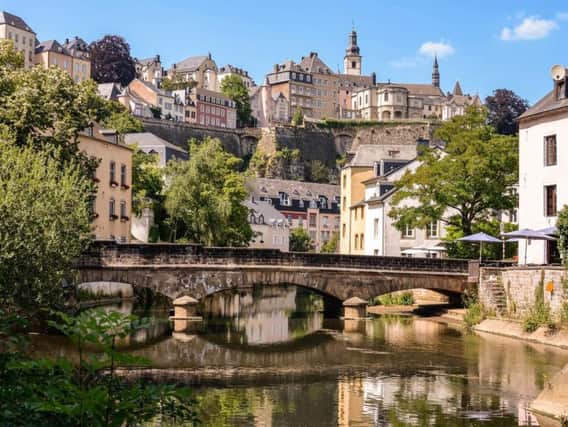 The picturesque city of Luxembourg.