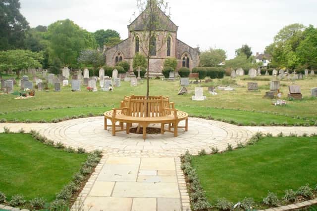 The Garden of Remembrance at St Mary's Church, Warsash, was created by an army of volunteers