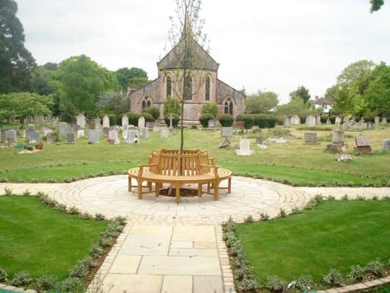 The Garden of Remembrance at St Mary's Church, Warsash, was created by an army of volunteers
