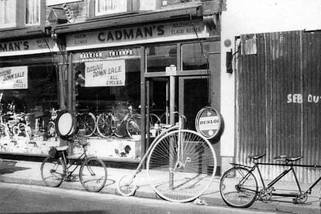 Cadmans, a landmark shop in Arundel Street, Landport, Portsmouth.