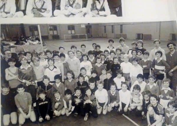 Portsmouth Scouts  at an inter-group five-a-side tournament believed to be about 1980/81.