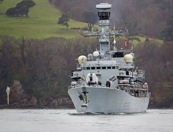 Type 23 frigate HMS Monmouth. Picture: Royal Navy